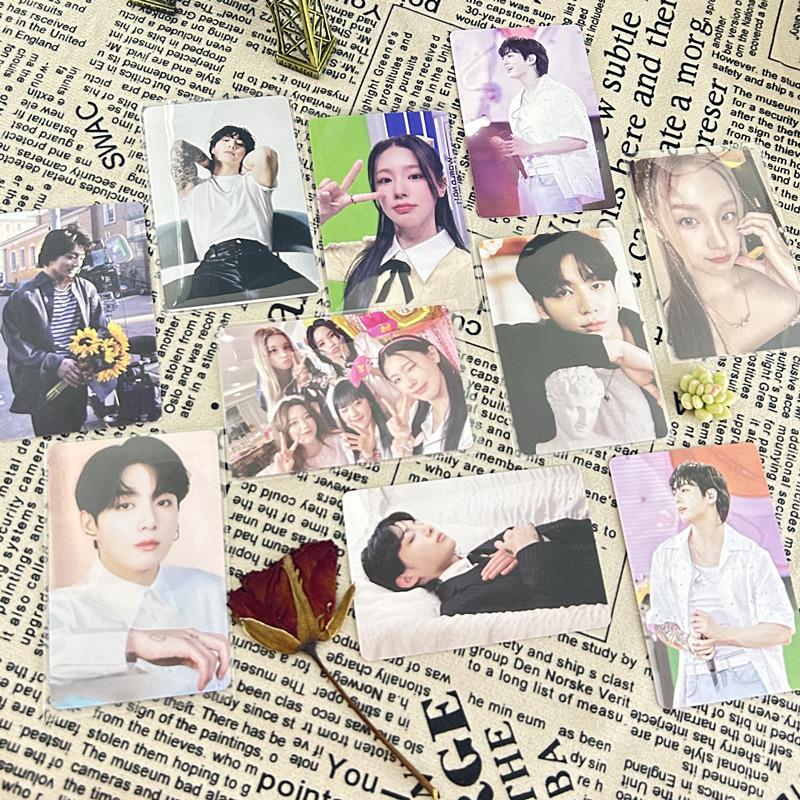 50-500 pezzi Corea Custodie per Carte Trasparenti Senza Acidi CPP HARD Protettore Holografico per Fotocardine Album Raccoglitore Foto Popcorn Card