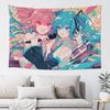 Cute Cartoon Anime Girl Tapestry Wall Hanging Blanket Tapestry Home Decor Items Wall Decorations