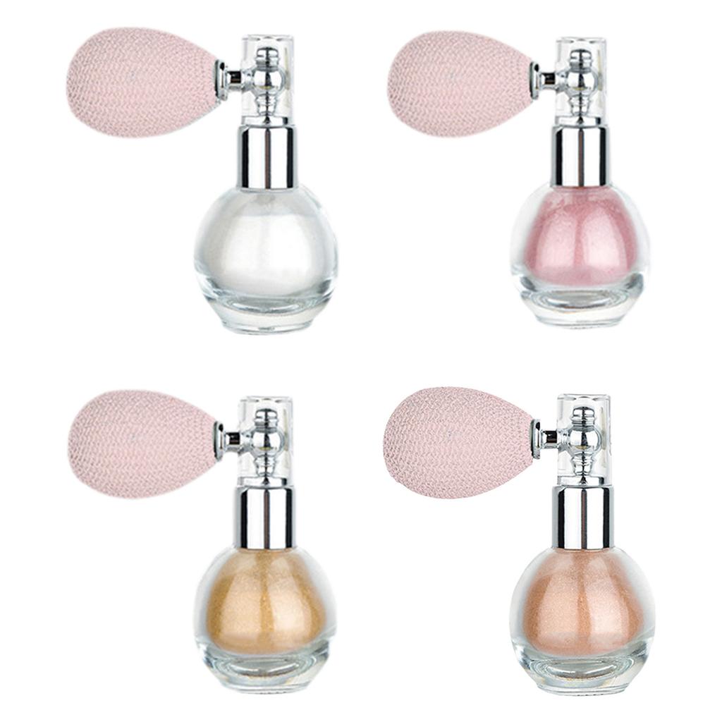 Highlighter Spray with Shimmer Powder, Glitter Mist for Body Face & Hair, Long-Lasting Gloss Makeup