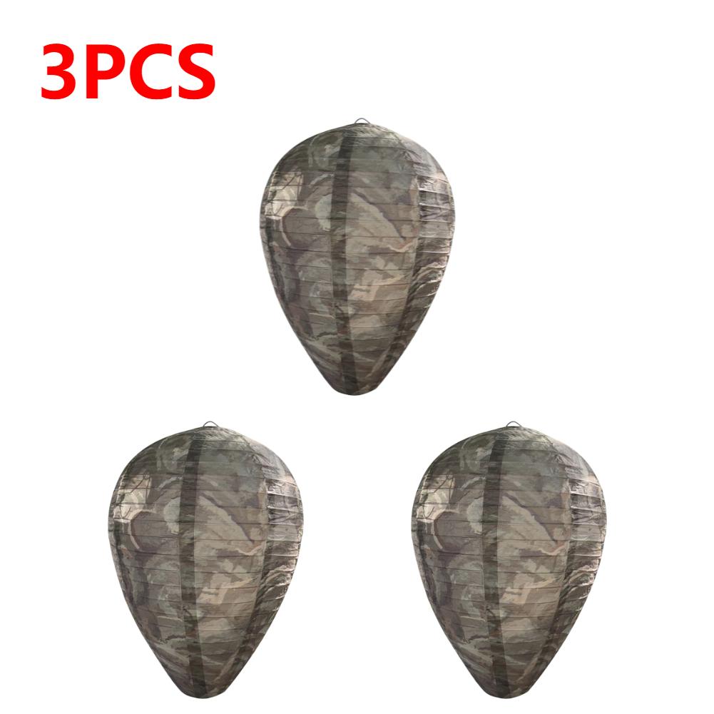 1-10PCS Hanging Wasp Nest Decoy Outdoor Waterproof Fake Wasp Nest Decoy Nest Decoy Hornets Plastic Insects Paper Drive Beehive
