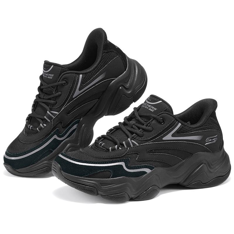 Skechers Women s 117692 Thick-Soled Dad Sports Shoes US 6.5