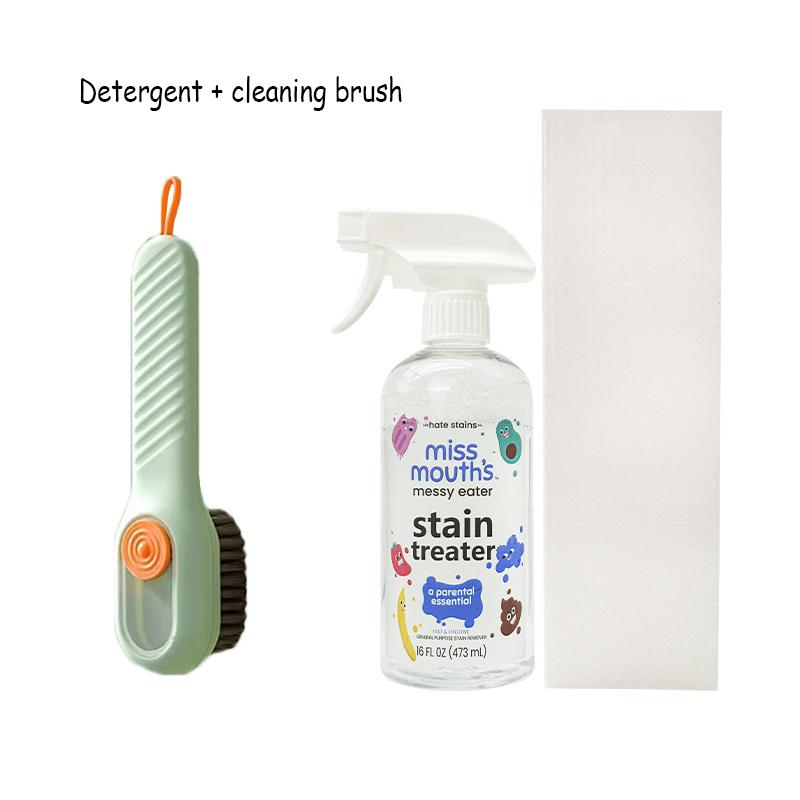 

Miss Mouth s Refill Ready Kit Stain Remover Spray 473ml Newborn Baby Essentials -Food Grease Coffee Off Laundry Underwear Fabric 2PCS-B