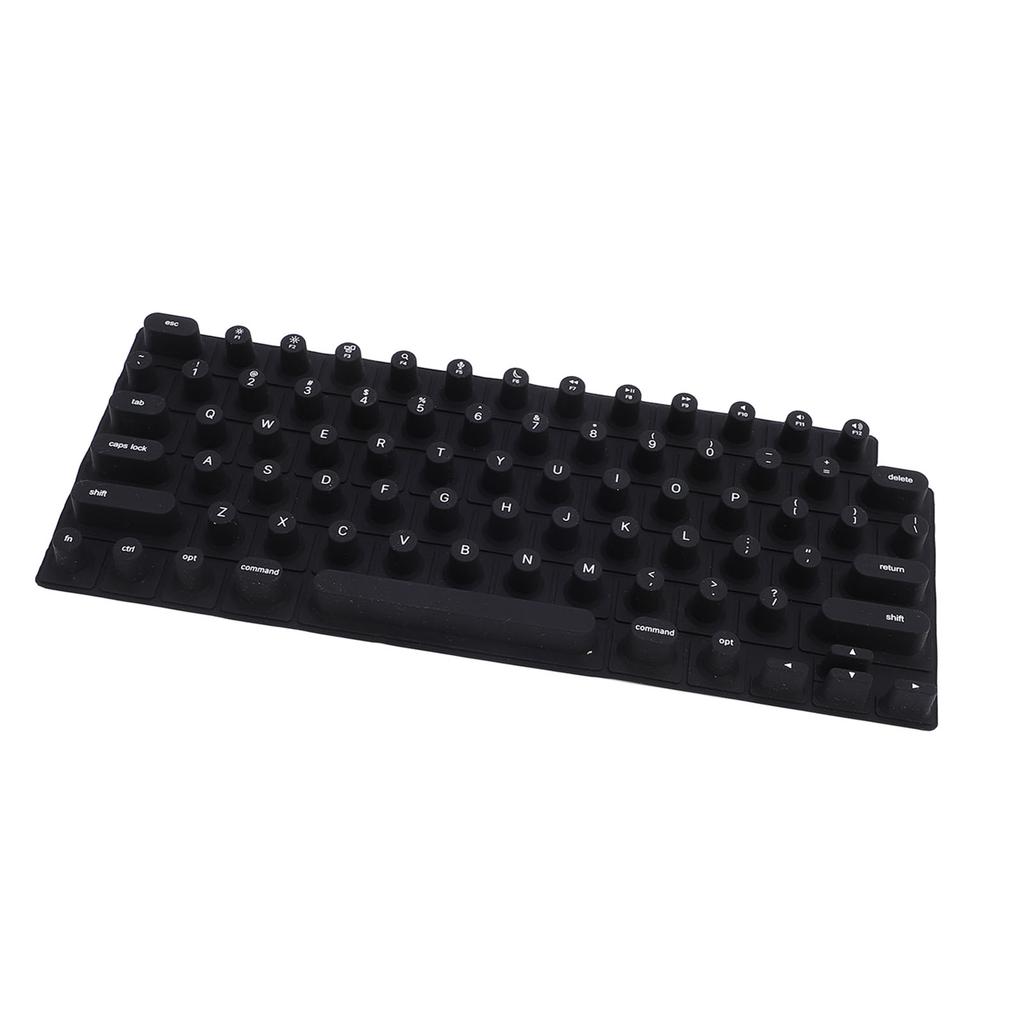 Tastaturabdeckung für OS X Laptop Weiches Silikon Bequemes Tippen Erhöhter Tastaturschutz für Lange Nägel