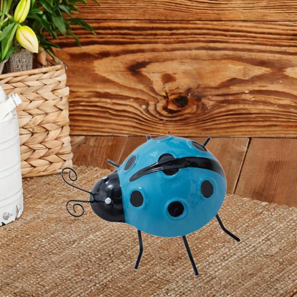 Adorable Ladybug Metal Wall Art for Home and Garden