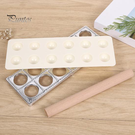 Tortellini Maker Press Mold Rolling Pin Set Professional Pasta Making Tools Dumpling Pelmeni Pierogi Potsticker Ravioli Stamp Kit