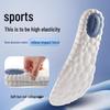 Men's 4D Cloud PU Massage Arch Insole - High Elasticity, Shock Absorption, Odor Resistant, Sweat Absorbing Sports Insole.