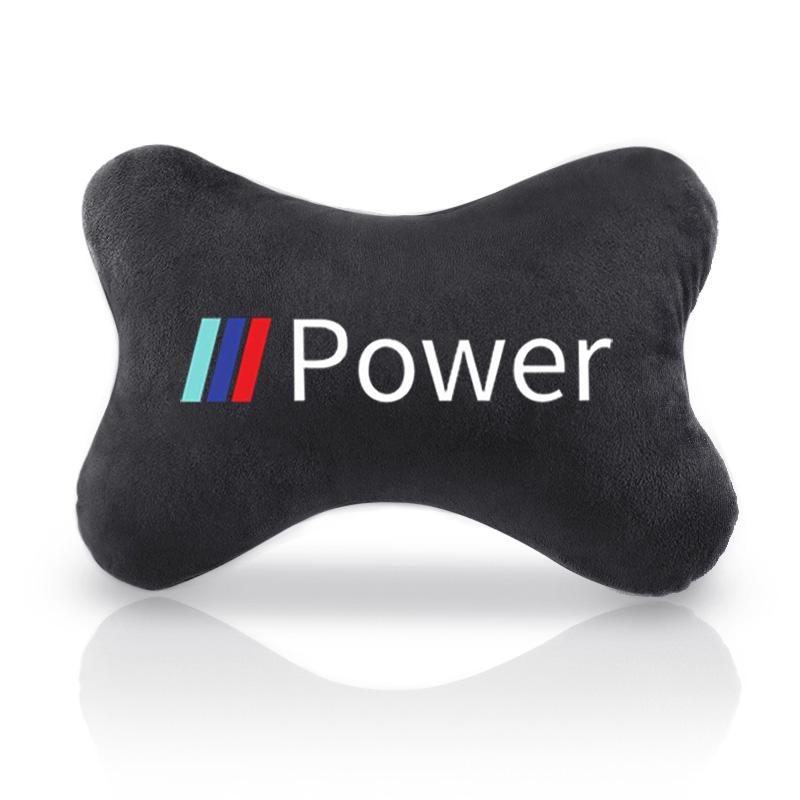 Car Auto Seat Head Neck Rest Cushion Headrest Pillow Pad for BMW M Performan E90 E60 G30 G20 X1 X2 X3 X5 X4 X6 X7 E46 F30 F10 M3 CP1
