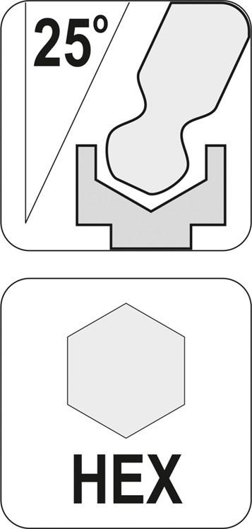 Hex key (with ball) with handle 6mm / YT-05591 / YATO