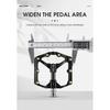 WEST BIKING 3 High-Speed Bearing Pedals Carbon Fiber Spindle Tube Aluminum Alloy Platform Pedals MTB Anti-Skid Lightweight Parts
