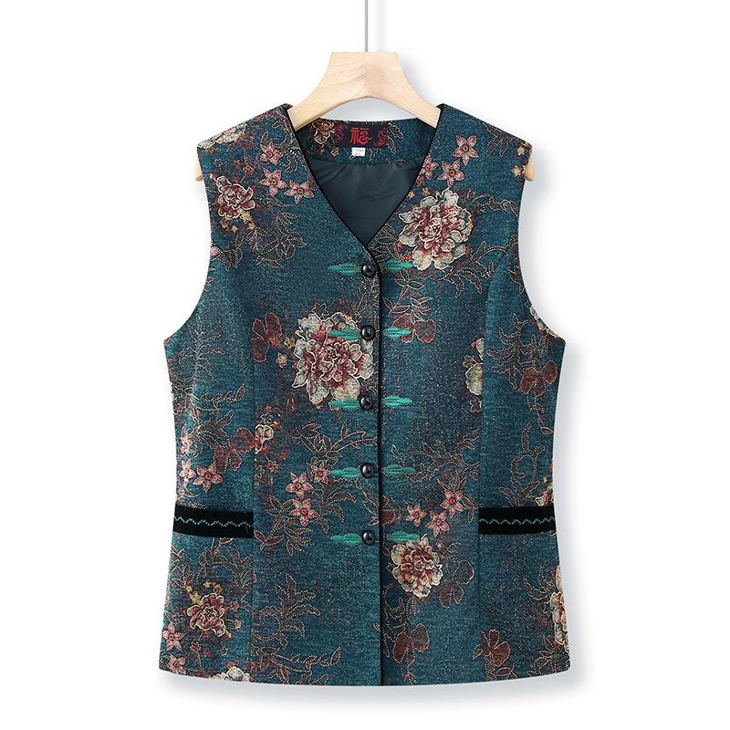 

Миссис. Осенний жилет Старый жилет Женский 0 Жилет Жилет 5XL (recommended 145-80 kg) зелёный