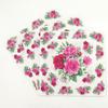 20/60Pcs Pink Flower Printed Disposable Napkins, Paper Napkins Tissues for Weddings, Party, Festivals, Anniversary Celebrations