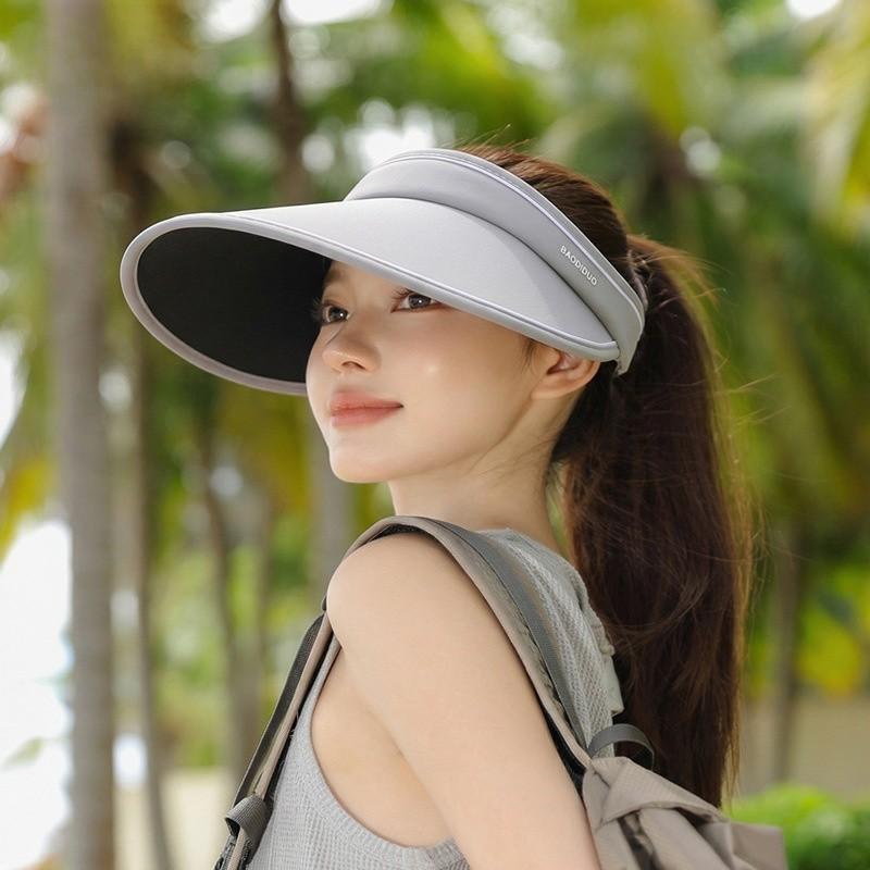 Summer Sun Hat For Women With Wide Brim And Adjustable Nylon For Outdoor Travel