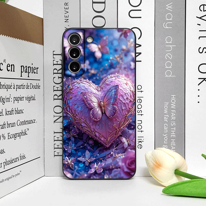Luxury Art Butterfly Flower Pattern Phone Case for Motorola Moto Edge 50 Fusion 40 30Neo G24 E14 G75 G85 G54 5G Shockproof Cover