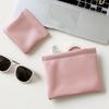 Color Small Item Bag Leaf Spring Bag Lipstick Cosmetic Bag PU Coin Purse Women Change Storage Bag
