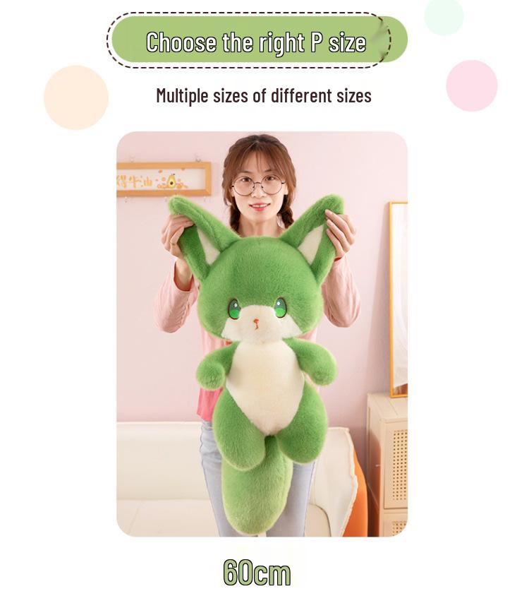 Cute Spirit Fox Plush Doll - Soothing Sleep Pillow & Birthday Gift