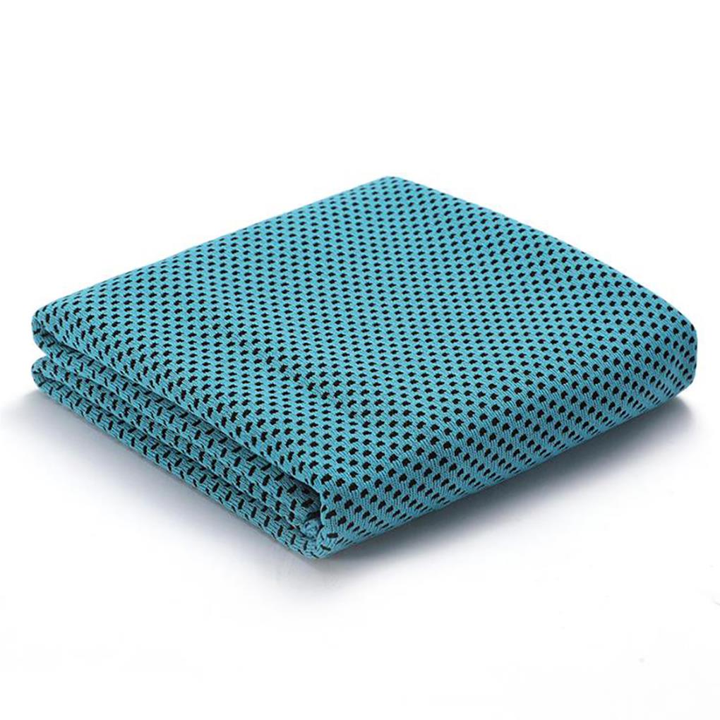 Sport Towel Accessories Sky Blue Color Wiping Cloth Beach Gym Fitness Swimming Women Men Cooling Towels Accessory