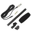 Shotgun Microphone ABS Metal Wired Professional Interview Microphone with XLR Cable Windscreen for Video Camcorder DSLR