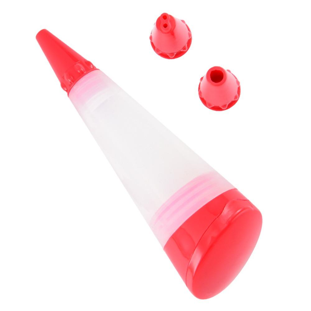 3 Nozzles Food Writing Pen Silicone Cake Decorative Pen Multifunctional Cream Cake Writing Pen Jam
