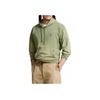 Polo Ralph Lauren Solid Color Drop Shoulder Pullover Hoodie Long Sleeve Men Hoodies Green 710941857-002