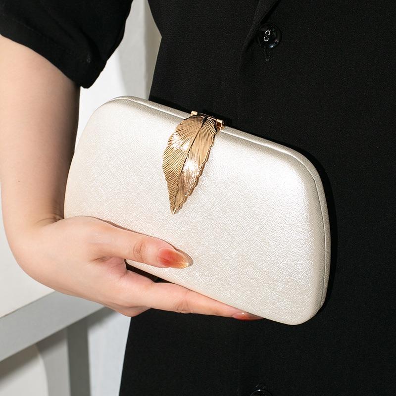 Pochette Copertura Foglia Metallica Borsa da Sera di Alta Gamma Borsa da Sera Vestito Piccola Borsa a Mano