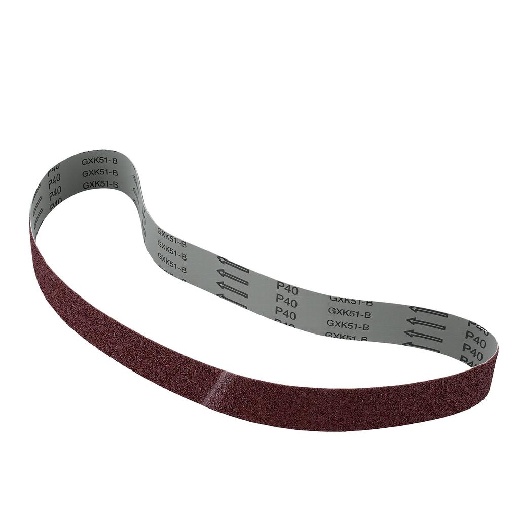 10 Pcs Sanding Belt Set 1220x50mm 40 60 80 100 120 Grit Aluminum Oxide Belt Sandpaper for Wood Metal Plastic