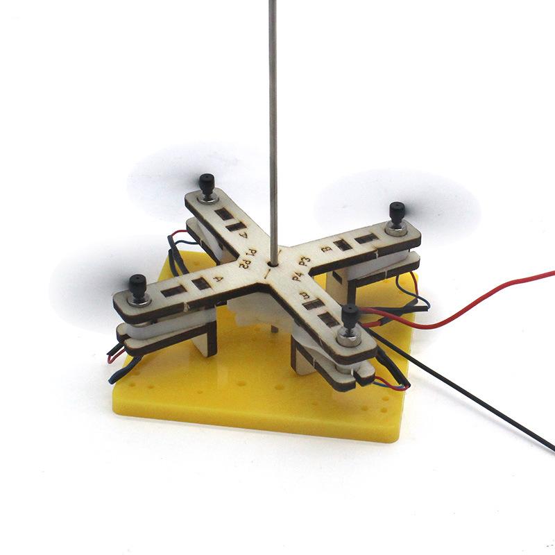 Funy DIY Drone Model Kids Scien Toy Technology Physics Teaching Aids Helicopter Game Learning Educational Toys for Children