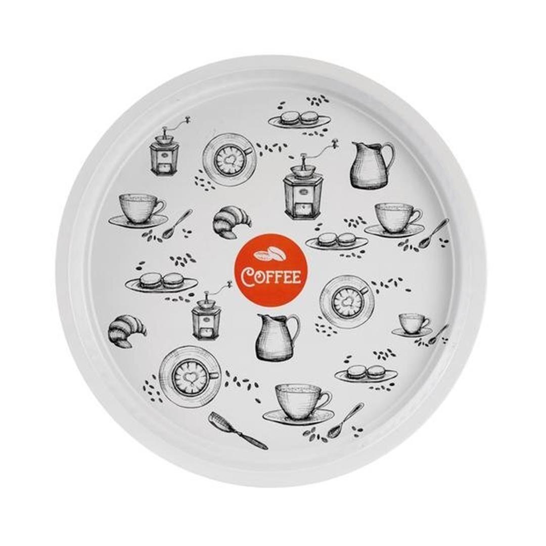 

Саркап Tea Time Круглый глубокий поднос 35x35 см