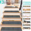 Stair for JAYFAN 69 X 22 Cm Step Suction Stair Cushion Suitable for All Suction Mat To Prevent Easy 15 Pieces Mat, Non-slip, Stairs, Mat, Non-slip