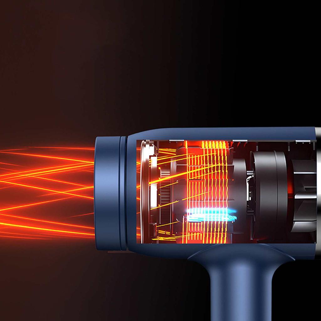 High-speed, high-power, intelligent, digital-display home hair dryer