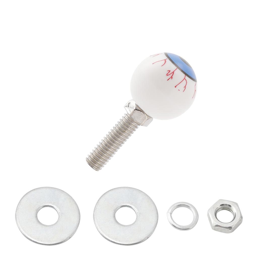 4x Custom Eyeball License Plate Bolt Screw Plastic Motorcycle Chopper Trike