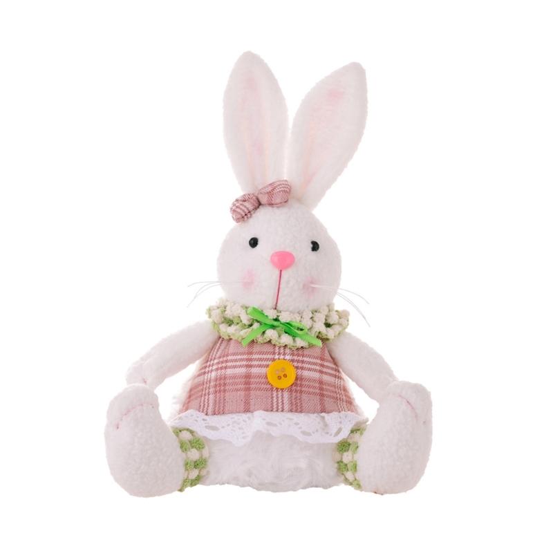

Easter LED Light Rabbit Doll Spring Easter Decorations for Car Rabbit Ornaments Kid Gift 2024 Holiday Party