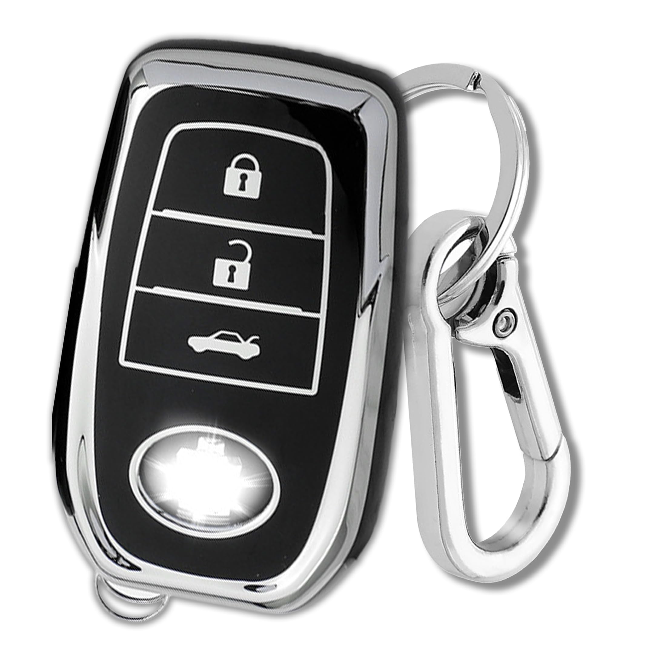 Toyota Compatible Key Case TPU Material Lightweight Women s Yaris KSP210 чёрный