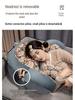 Large Bedside Backrest Cushion - Soft Lumbar Pillow for Reading & Phone Use In Dormitory or Tatami Rooms.