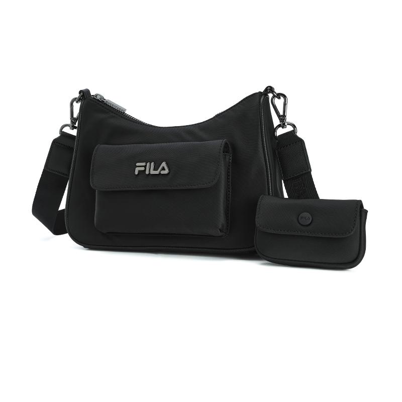 New FILA Fabric Crossbody Bag Women's Jet Black F13W528165FBK