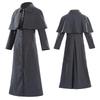 Mittwoch Tweedmantel Rollenspielkostüm Halloween Cosplay Outfit