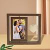 1Pc/2Pcs Rotating Picture Frame Double Sided Rotation Wedding Photo Frame Vertical Display Wedding Presents for Couples Bride