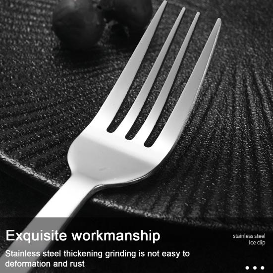 Stainless Steel Tableware Set Cutter Fork Spoon with Carrying Case BPA-Free Rust-Proof Reusable Flatware for Home School Outdoor Picnic