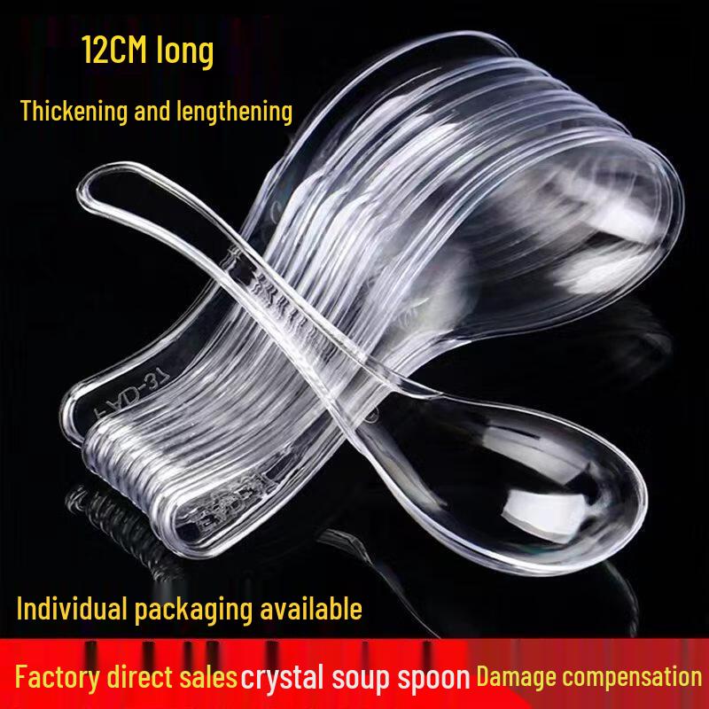 Disposable Transparent Plastic Spoon