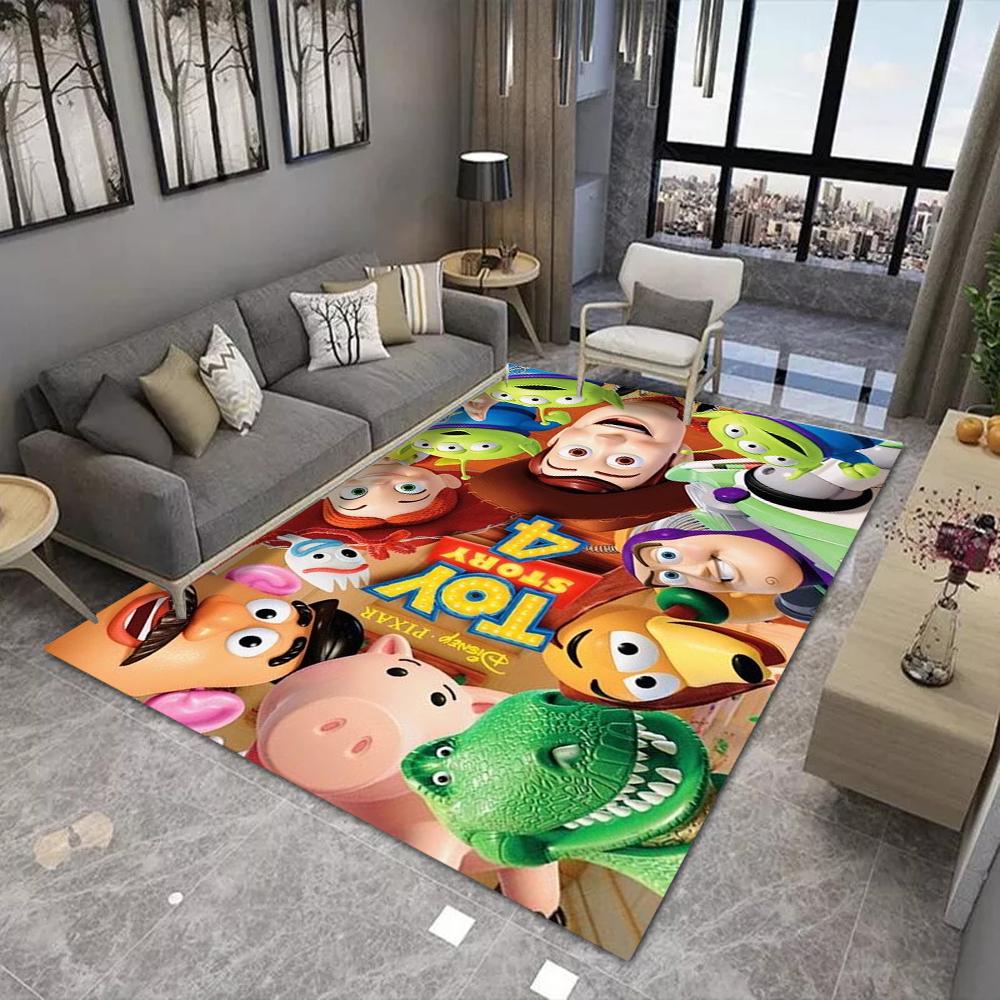  Disney Buzz Carpet Lightyear Artoon Cute Rug for Bedroom Living Room Home Sofa Decoration Kids Large Floor Mat Gift Decor