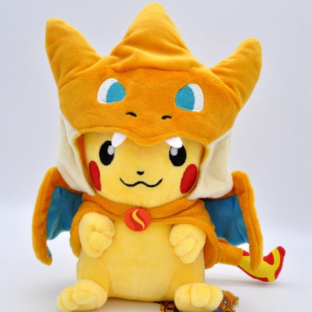 mega charizard pikachu plush