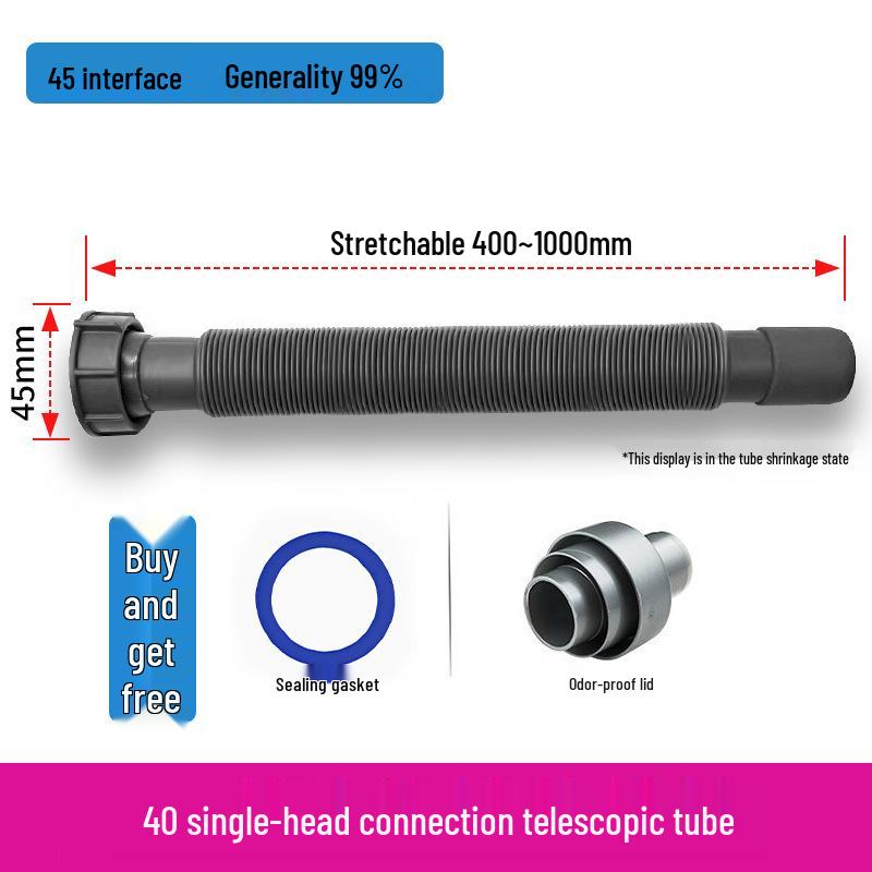 Universeller Küchen- & Badezimmer-Ablaufkorb-Filter - Geruchshemmendes T-Stück-Ablaufzubehör
