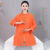 Women's Summer Linen Tai Chi Suit - Chinese Style Martial Arts Practice Uniform