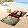 Billie Eilish Custom Name Print Beach Towel, Large Soft Quick Dry Towel for Beach Camping Swimming