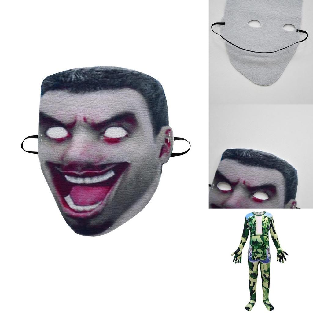 Kreslený kostým Toaletního muže pro cosplay s maskou Měkká látka Evropský styl Kód 4733)