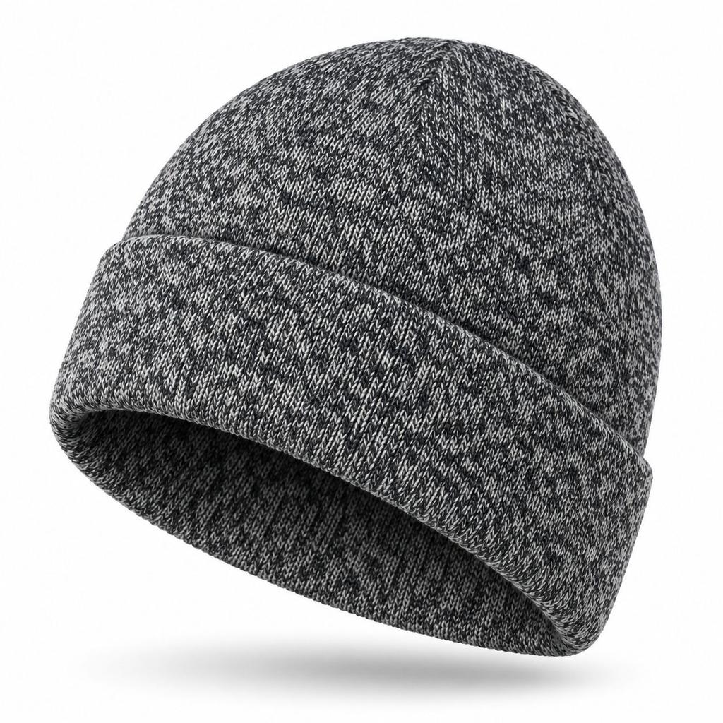 Fall and Winter Thick Knit Hat, Warm Knit for Cold Outdoor Wear