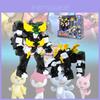 Mini Forças Especiais Super Poder Dinossauro 2 Poder Rei Fera 4 Armadura Mech Transformável Brinquedo Infantil Material Abs