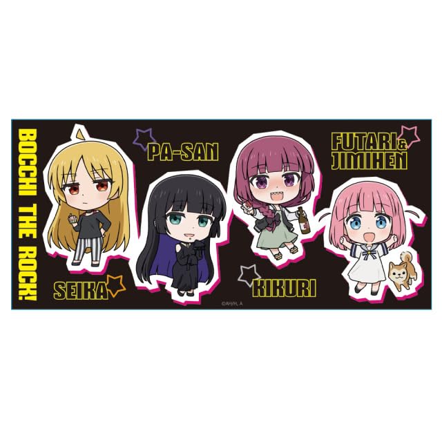 Anime [Bocchi the Rock] Mug HoshikaPA-sanKikuriFutari & Jimi Hendrix