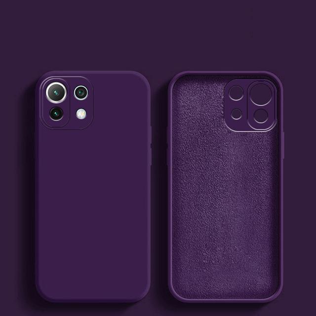 Luxury Original Liquid Silicone For XiaoMi Mi 12 Lite 12X Mi12 11T 11T Pro 13T 12 13 14 13T Pro Global Square Case