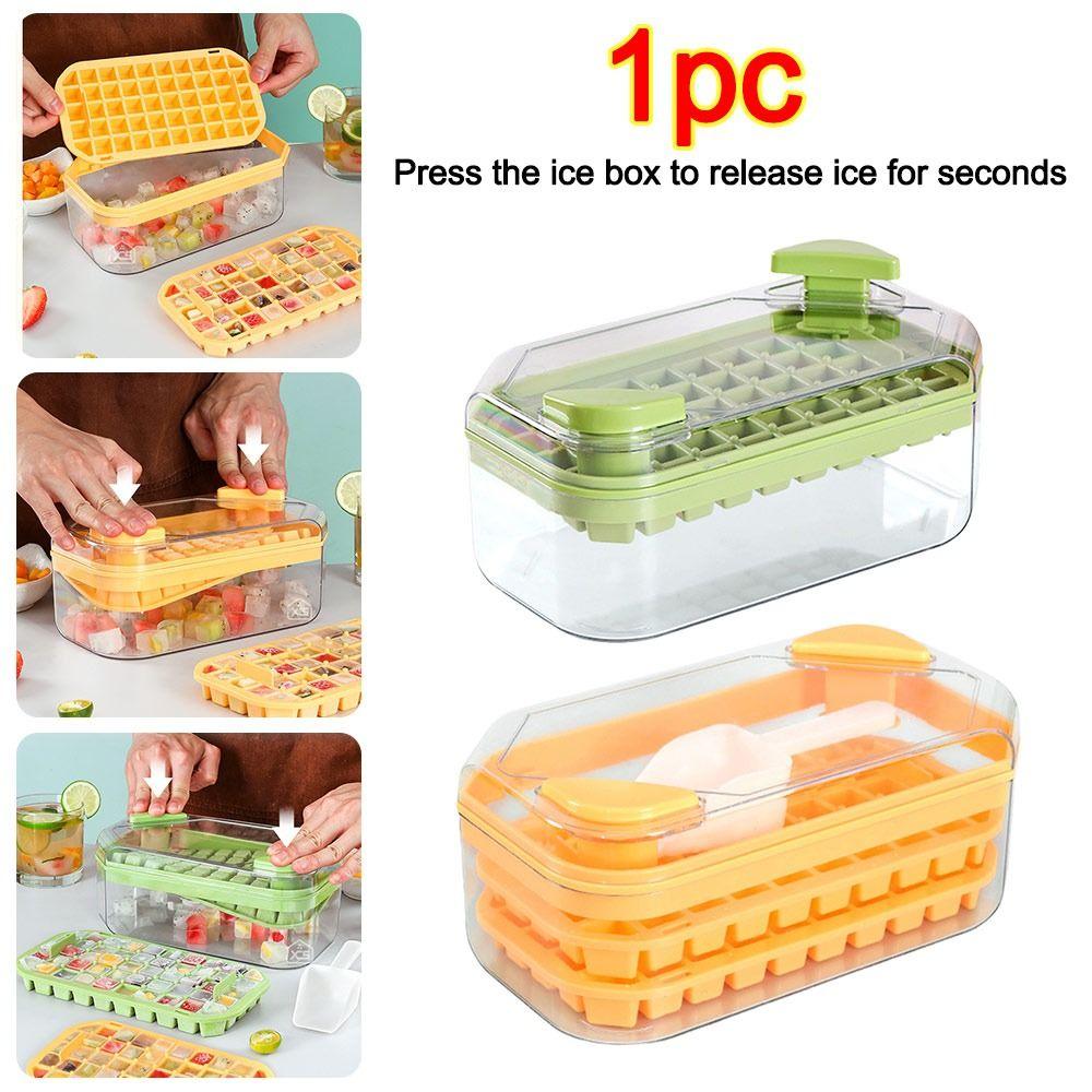 Silicone Ice Block Mold 100 Grid Ice Cube Maker Large Capacity Ice Cube Mould  Ice Tool