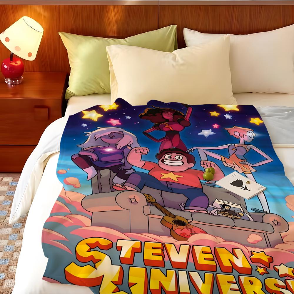 Coperta in Flanella S-Steven U-Universe-ee, Leggera e Accogliente, Resistente Lavabile carina Fresca